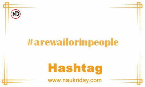 AREWAILORINPEOPLE Hashtag for Facebook