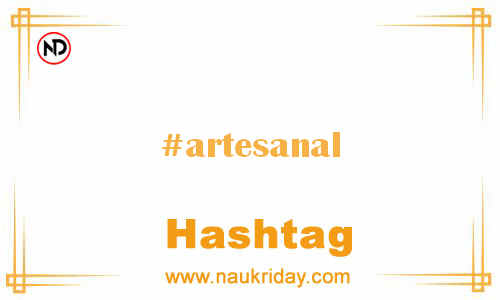 ARTESANAL Hashtag for Facebook