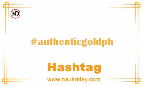 AUTHENTICGOLDPH Hashtag for Facebook