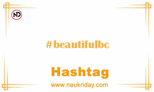 BEAUTIFULBC Hashtag for Facebook