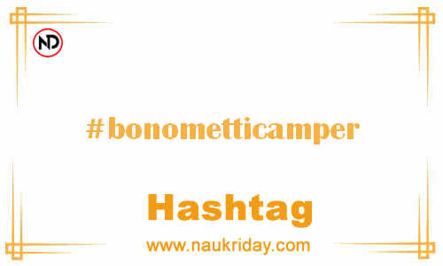 BONOMETTICAMPER Hashtag for Facebook