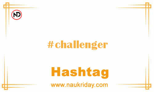 CHALLENGER Hashtag for Facebook