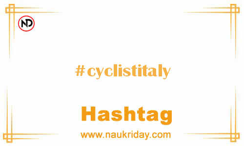 CYCLISTITALY Hashtag for Facebook