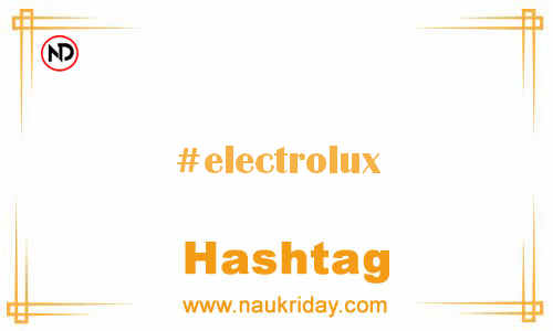 ELECTROLUX Hashtag for Facebook