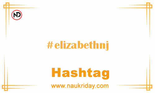 ELIZABETHNJ Hashtag for Facebook