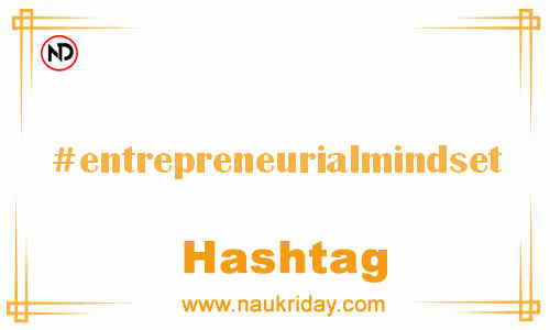 ENTREPRENEURIALMINDSET Hashtag for Facebook