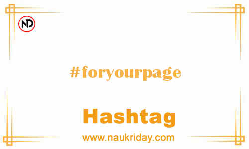 FORYOURPAGE Hashtag for Facebook