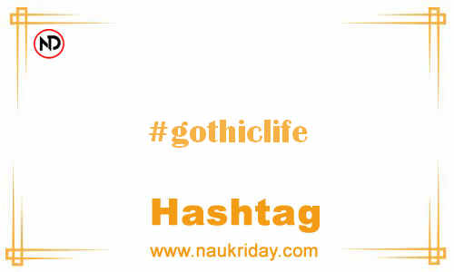 GOTHICLIFE Hashtag for Facebook