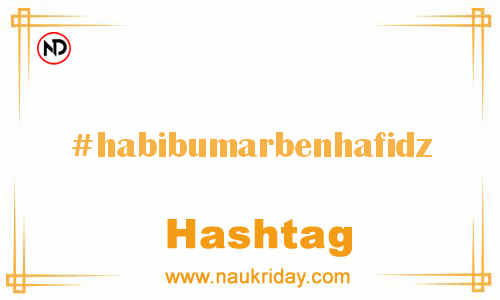 HABIBUMARBENHAFIDZ Hashtag for Facebook
