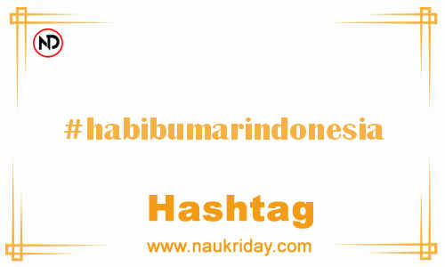 HABIBUMARINDONESIA Hashtag for Facebook