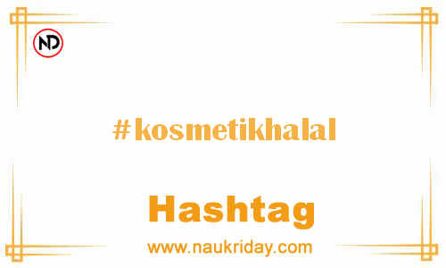 KOSMETIKHALAL Hashtag for Facebook