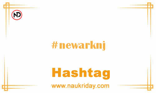 NEWARKNJ Hashtag for Facebook