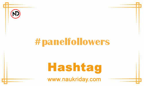 PANELFOLLOWERS Hashtag for Facebook