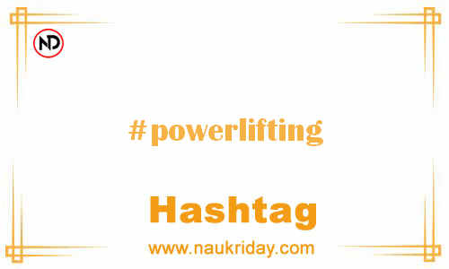 POWERLIFTING Hashtag for Facebook