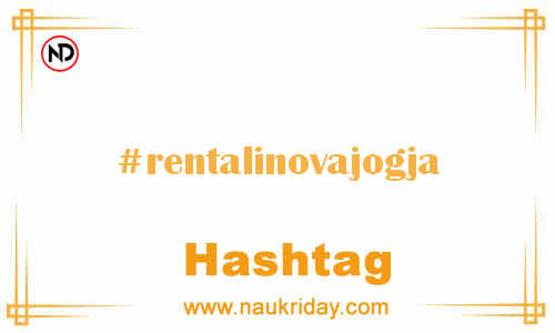 RENTALINOVAJOGJA Hashtag for Facebook