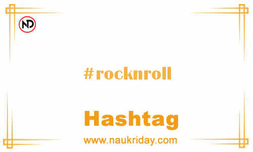 ROCKNROLL Hashtag for Facebook