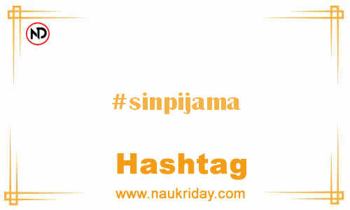 SINPIJAMA Hashtag for Facebook