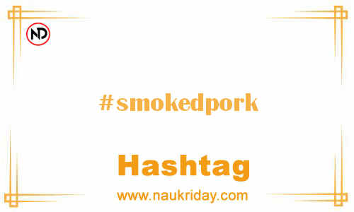 SMOKEDPORK Hashtag for Facebook