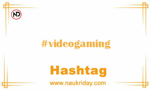 VIDEOGAMING Hashtag for Facebook