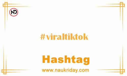 VIRALTIKTOK Hashtag for Facebook