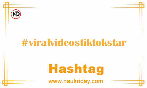 VIRALVIDEOSTIKTOKSTAR Hashtag for Facebook