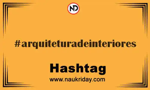 ARQUITETURADEINTERIORES Hashtag for Twitter