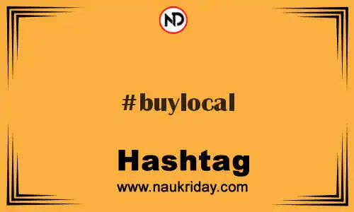 BUYLOCAL Hashtag for Twitter