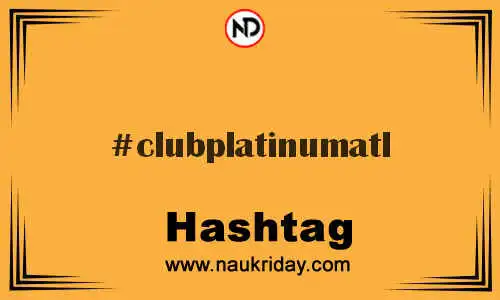 CLUBPLATINUMATL Hashtag for Twitter