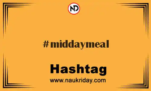 MIDDAYMEAL Hashtag for Twitter