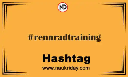 RENNRADTRAINING Hashtag for Twitter