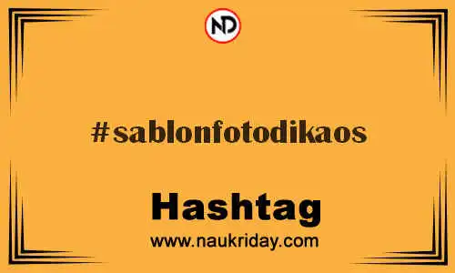 SABLONFOTODIKAOS Hashtag for Twitter