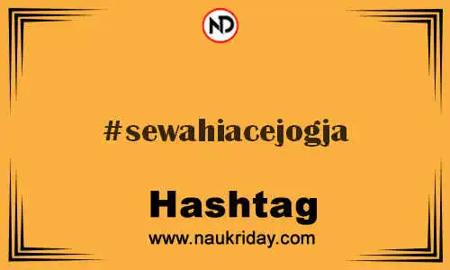 SEWAHIACEJOGJA Hashtag for Twitter