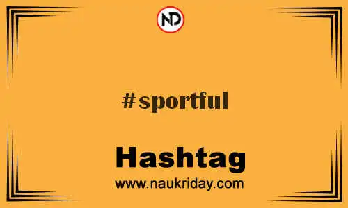 SPORTFUL Hashtag for Twitter