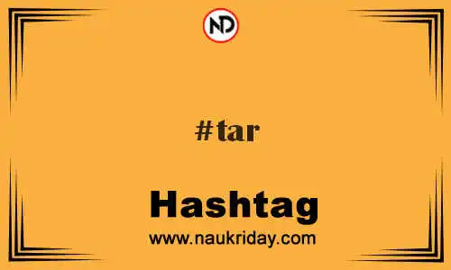 TAR Hashtag for Twitter