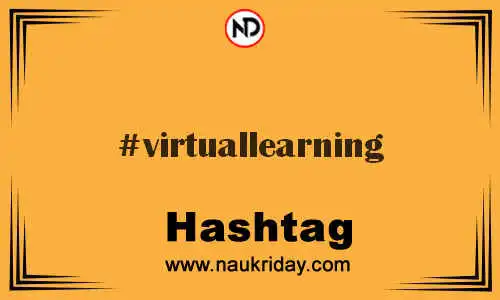 VIRTUALLEARNING Hashtag for Twitter