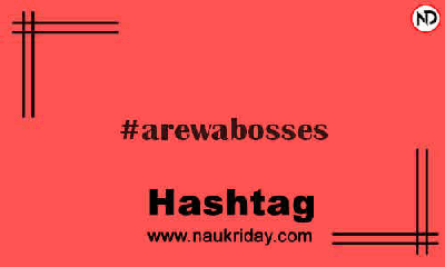 AREWABOSSES Hashtag for Instagram