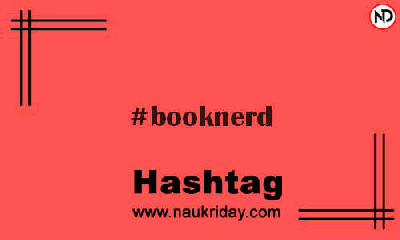 BOOKNERD Hashtag for Instagram