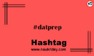 DATPREP Hashtag for Instagram