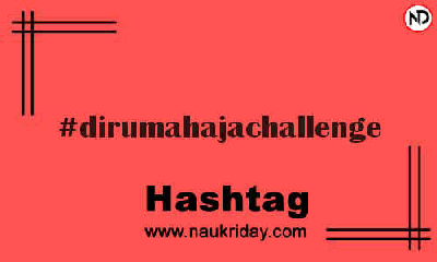 DIRUMAHAJACHALLENGE Hashtag for Instagram