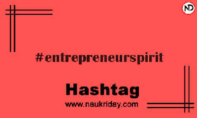 ENTREPRENEURSPIRIT Hashtag for Instagram