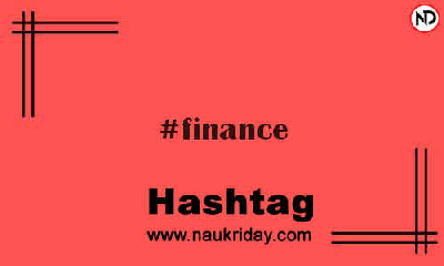 FINANCE Hashtag for Instagram