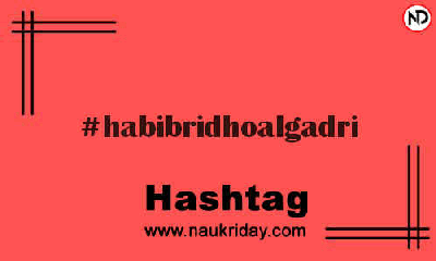 HABIBRIDHOALGADRI Hashtag for Instagram