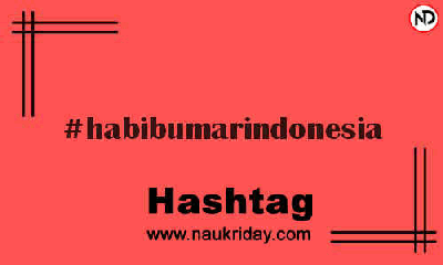 HABIBUMARINDONESIA Hashtag for Instagram