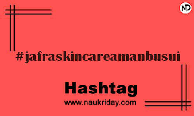 JAFRASKINCAREAMANBUSUI Hashtag for Instagram