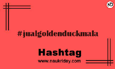 JUALGOLDENDUCKMALA Hashtag for Instagram