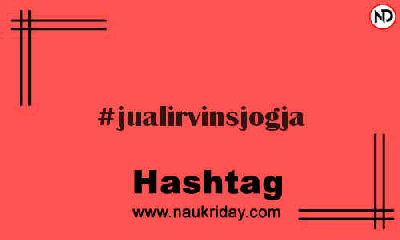 JUALIRVINSJOGJA Hashtag for Instagram