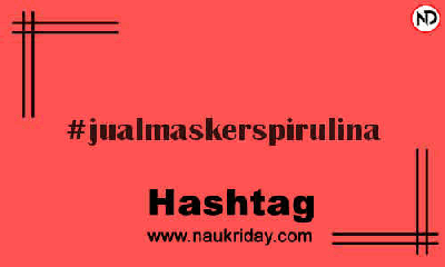 JUALMASKERSPIRULINA Hashtag for Instagram