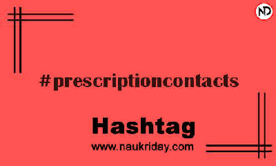 PRESCRIPTIONCONTACTS Hashtag for Instagram