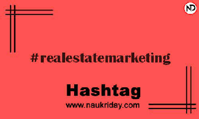 REALESTATEMARKETING Hashtag for Instagram