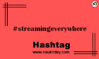 STREAMINGEVERYWHERE Hashtag for Instagram